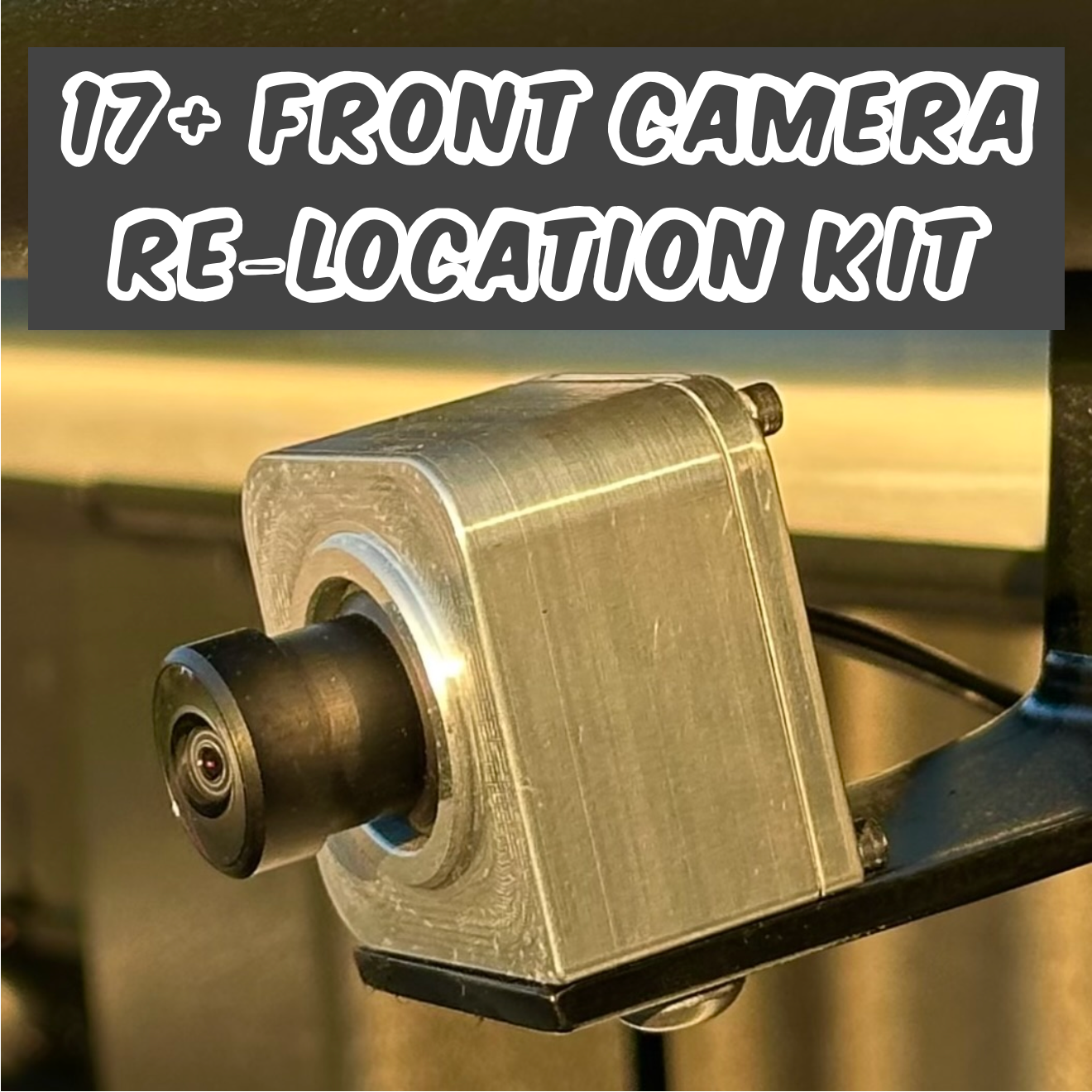 2017+ Ford Superduty Front Camera Re-Location Kit