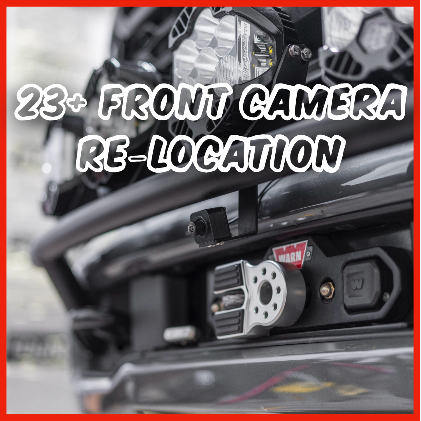 2023+ Ford Superduty Front Camera Re-Location Kit